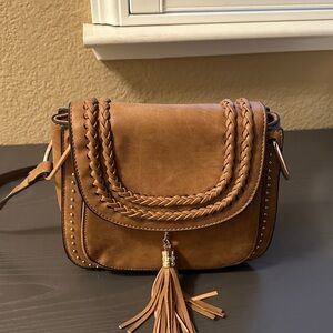 Tom Clovers Tan Braided Women's Western Bag Coastal Cowgirl